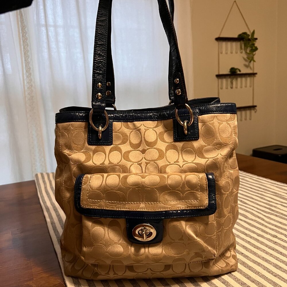 Coach Penelope Signature Satchel Handbag